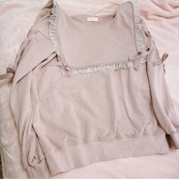 LIZ LISA 🌸 VERY RARE SOLD OUT Sailor Message Blouson Style Top / Jacket - Picture 2 of 8